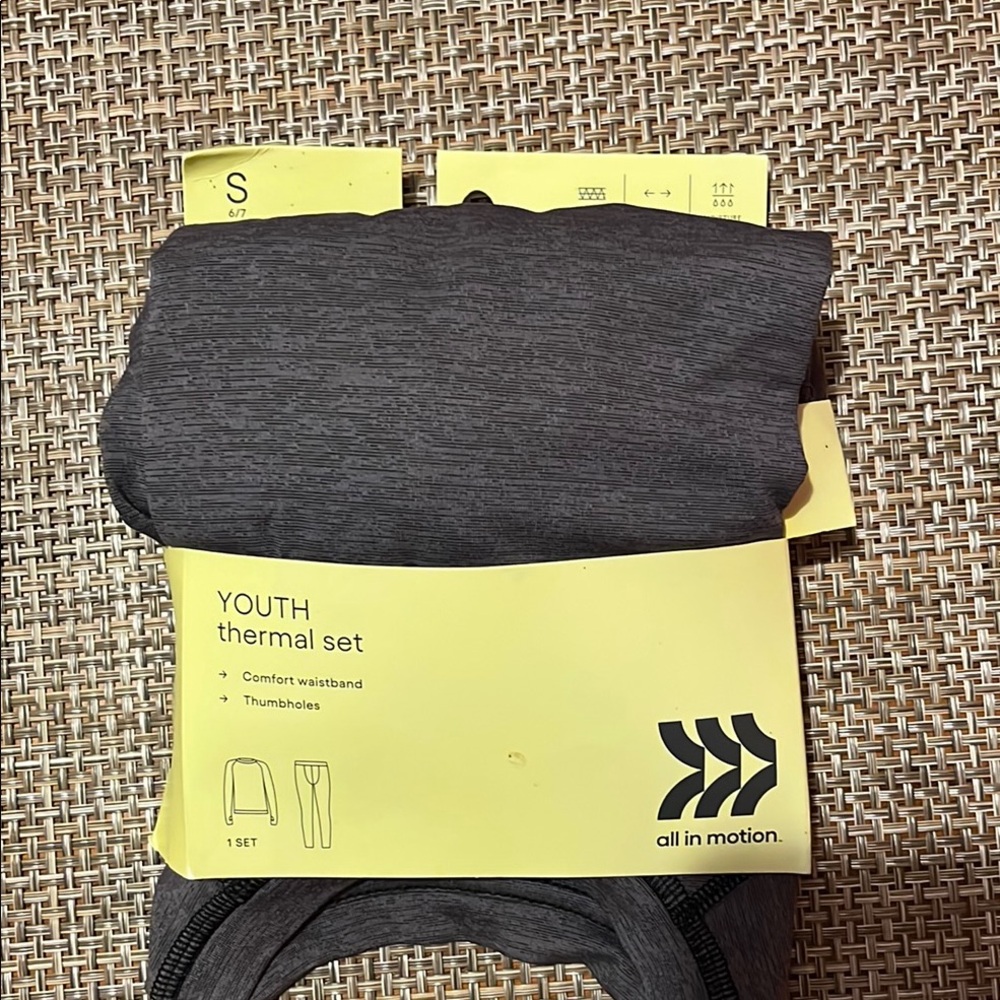 All in Motion Youth Thermal Set - Gray